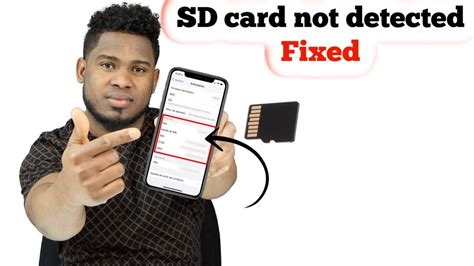 my sd card is not showing on my phone|What to do if your SD card is not detected on your .